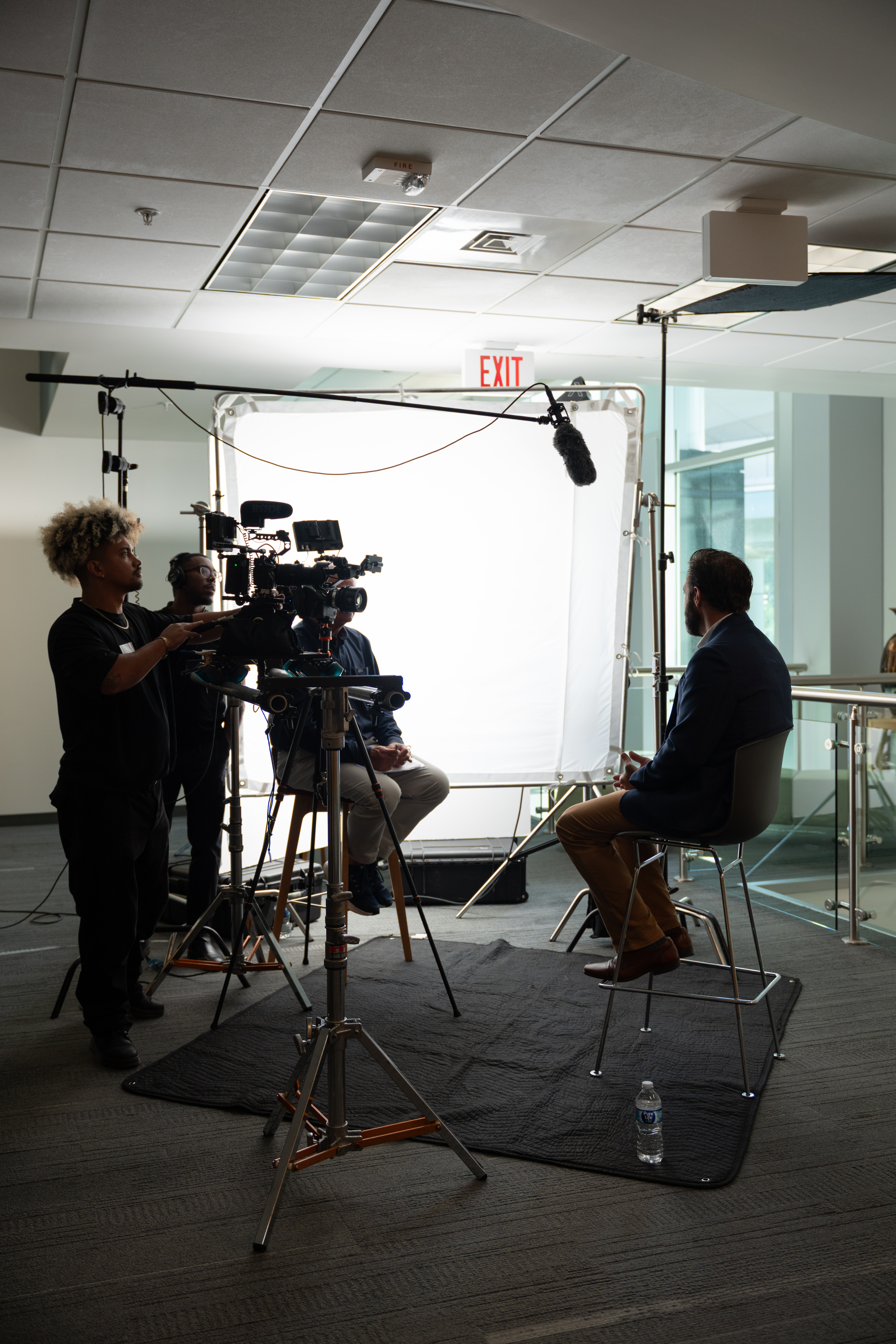 corporate shoot bts